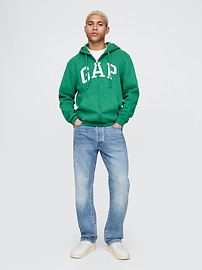 VintageSoft Arch Logo Full-Zip Hoodie | Gap