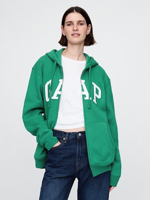 Image number 5 showing, VintageSoft Arch Logo Full-Zip Hoodie
