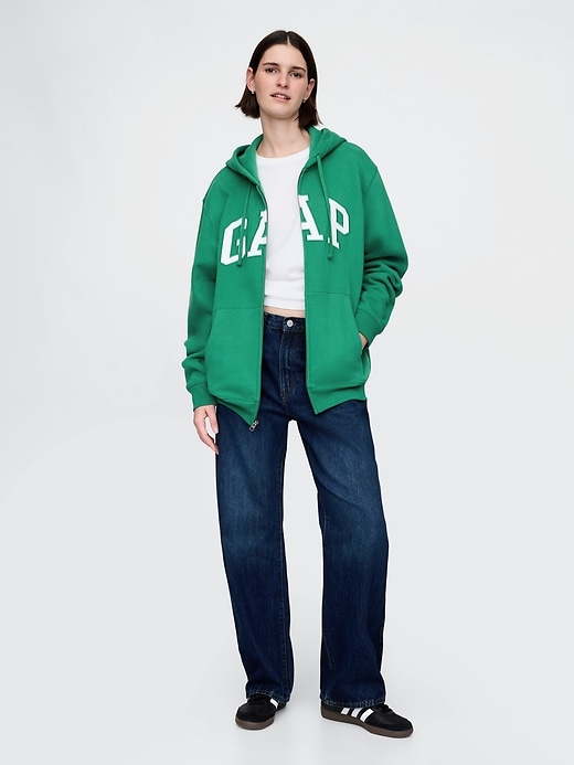 Image number 6 showing, VintageSoft Arch Logo Full-Zip Hoodie