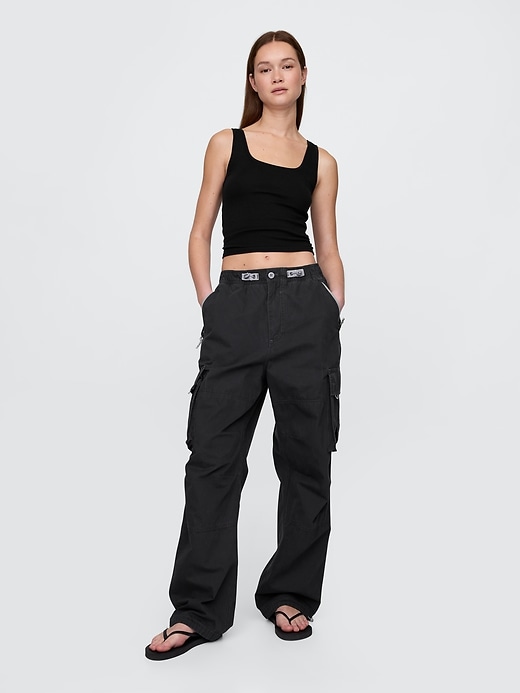 Image number 6 showing, Cargo Parachute Pants