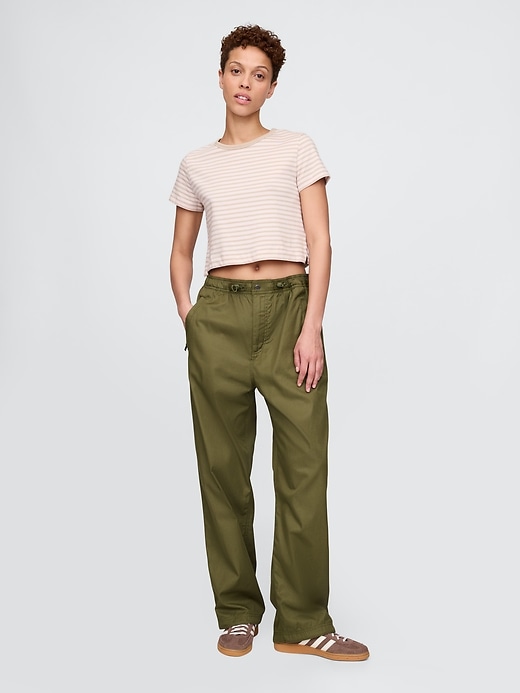 Image number 5 showing, Twill Parachute Baggy Pants