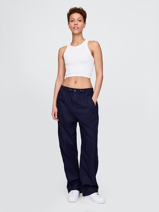 Image number 5 showing, Twill Parachute Baggy Pants
