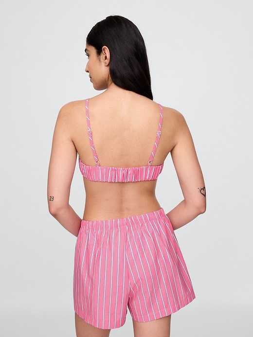 Image number 2 showing, Poplin Triangle Bralette