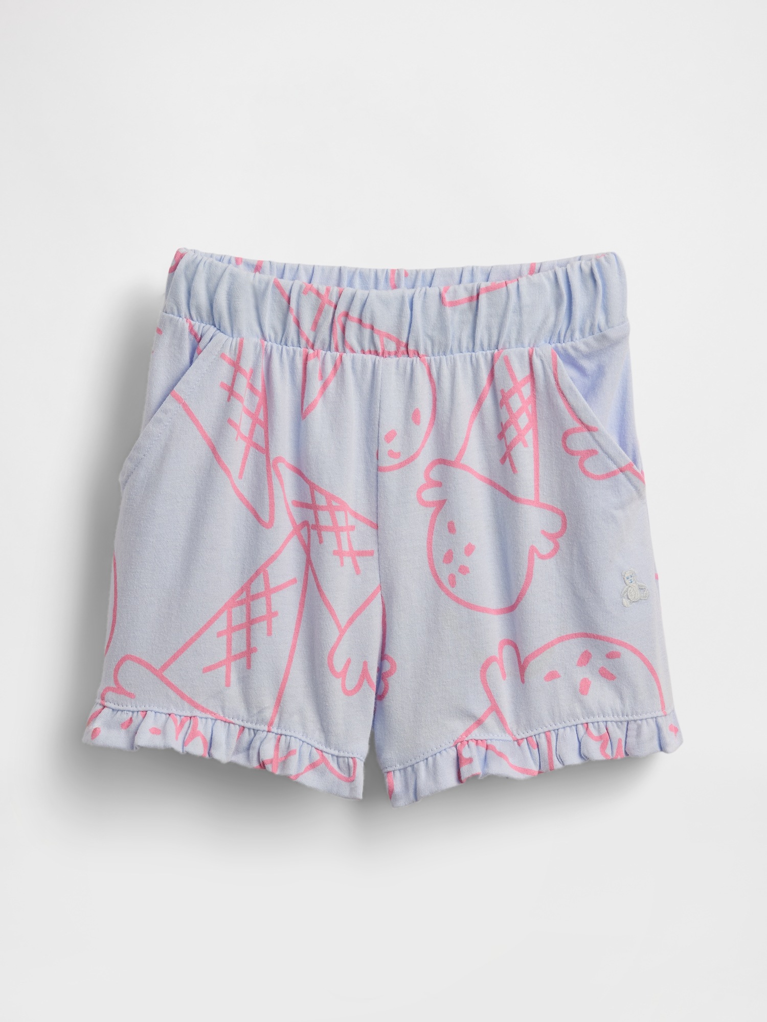 Gap Baby & Toddler Mix & Match Ruffle Shorts In Serene Blue