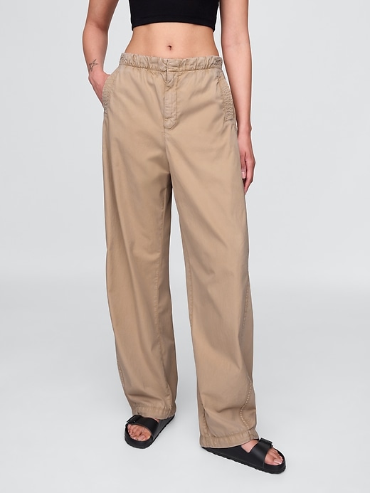 Image number 2 showing, Low Rise Barrel Parachute Pants