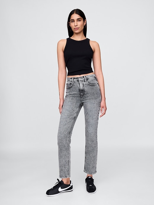 Image number 1 showing, High Rise Vintage Slim Jeans
