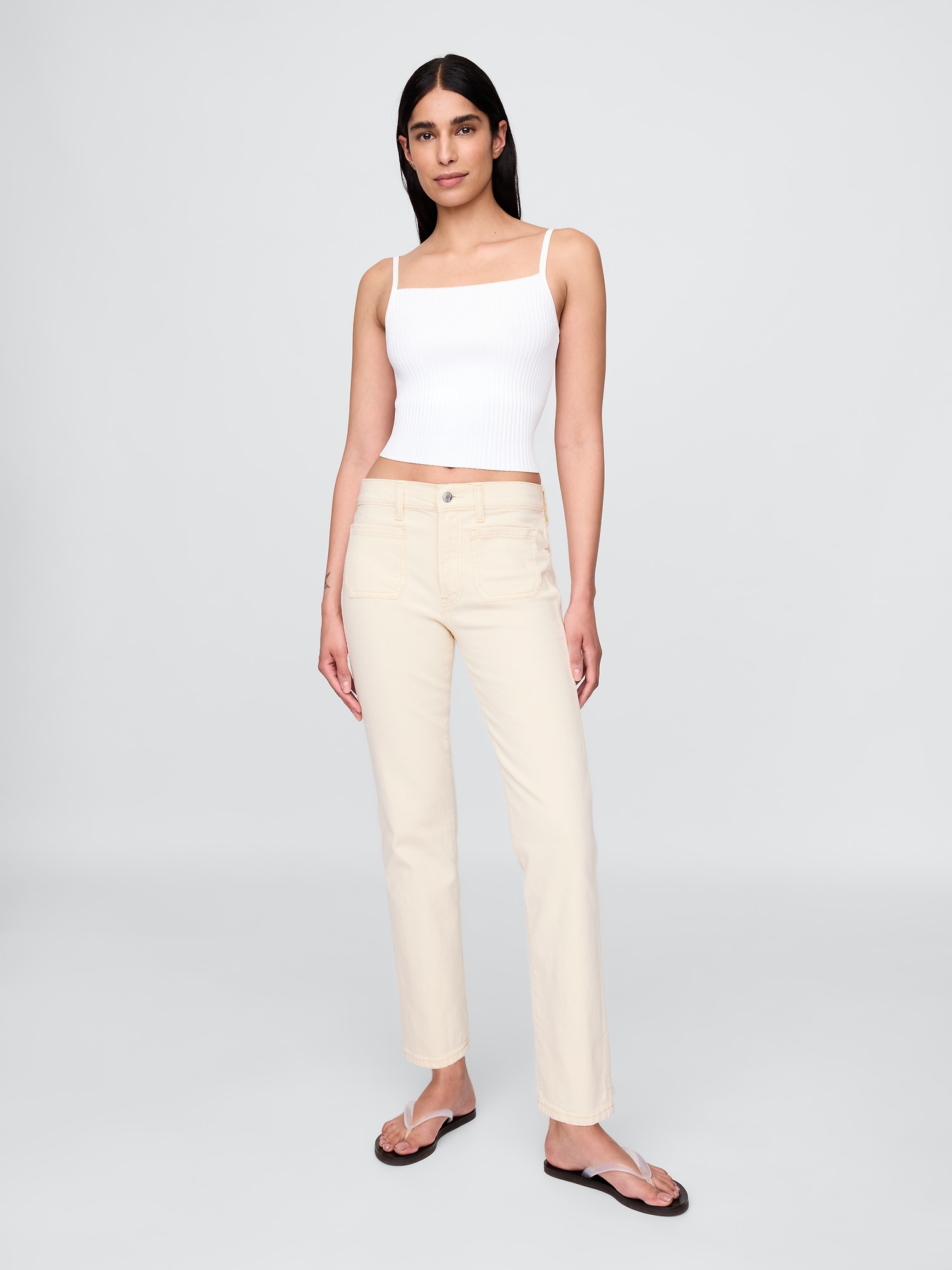High Rise '90s Straight Jeans