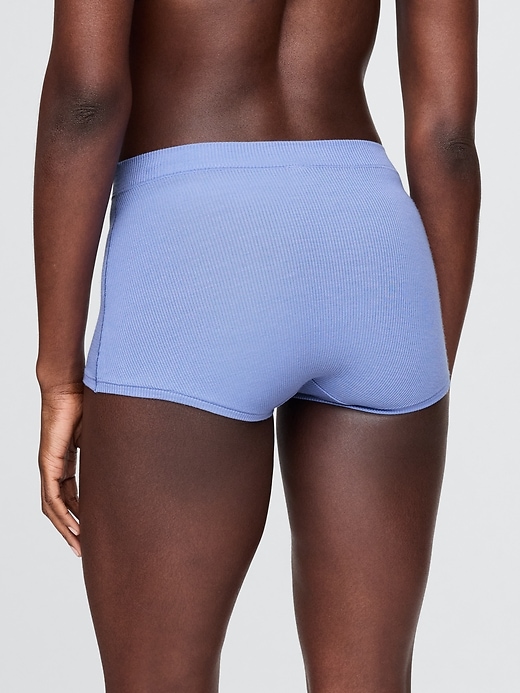 Image number 2 showing, High Rise Modal Rib Shorty