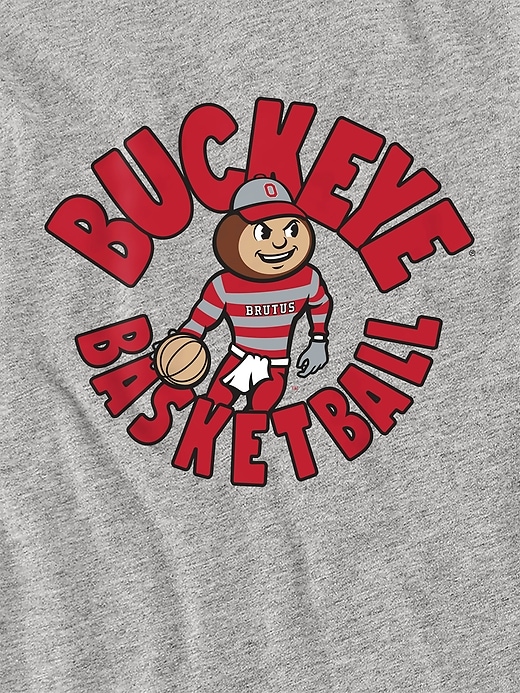 Image number 3 showing, Kids Ohio State Buckeye Basketball Graphic T-Shirt