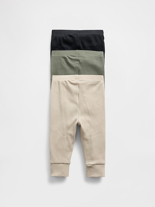 Image number 2 showing, Baby First Favorites TinyRib Pants (3-Pack)
