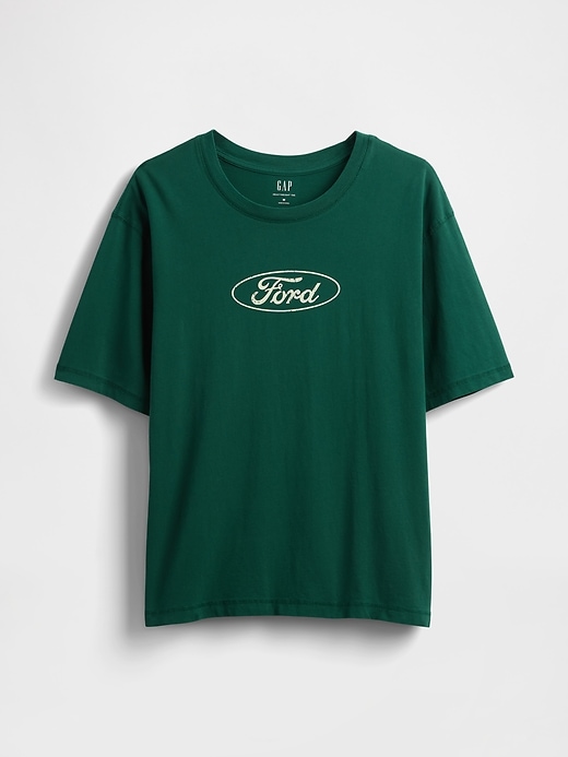 Image number 7 showing, Heavyweight Cropped Ford Graphic T-Shirt