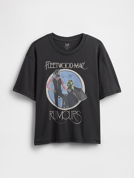 Image number 7 showing, Heavyweight Cropped Fleetwood Mac Graphic T-Shirt
