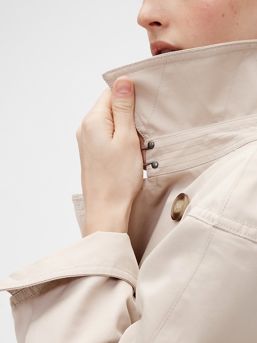 Image number 4 showing, GapStudio Twill Tailored Trench Coat