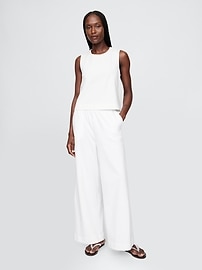 Organic Cotton Heavyweight Cropped Shell Tank Top