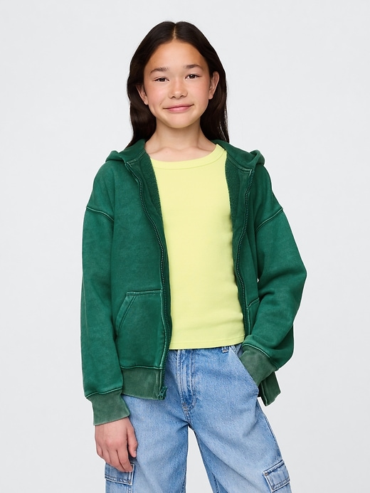 Image number 2 showing, Kids VintageSoft Zip Hoodie
