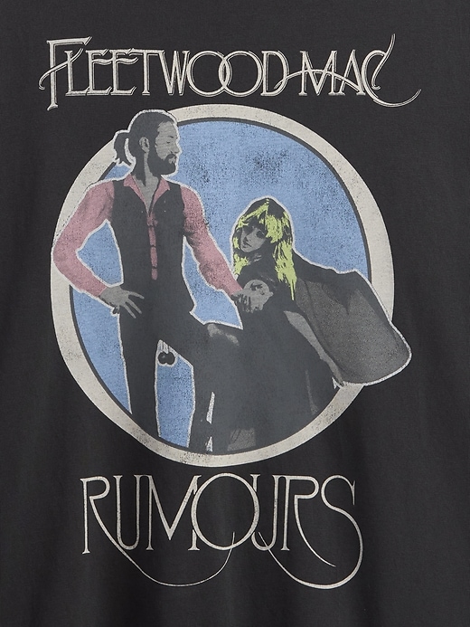 Image number 4 showing, Heavyweight Cropped Fleetwood Mac Graphic T-Shirt