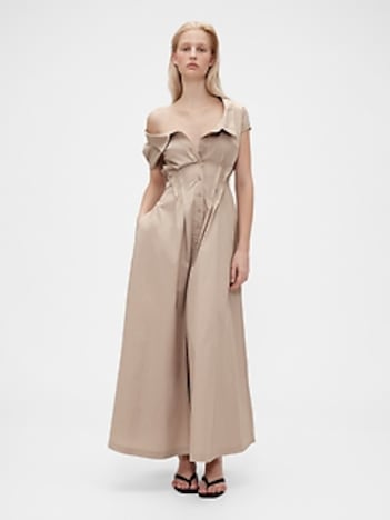 GapStudio Poplin Maxi Shirtdress