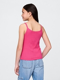 Kids Pointelle Rib Cami | Gap