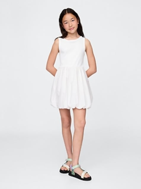 Kids Mixed Media Bubble Dress
