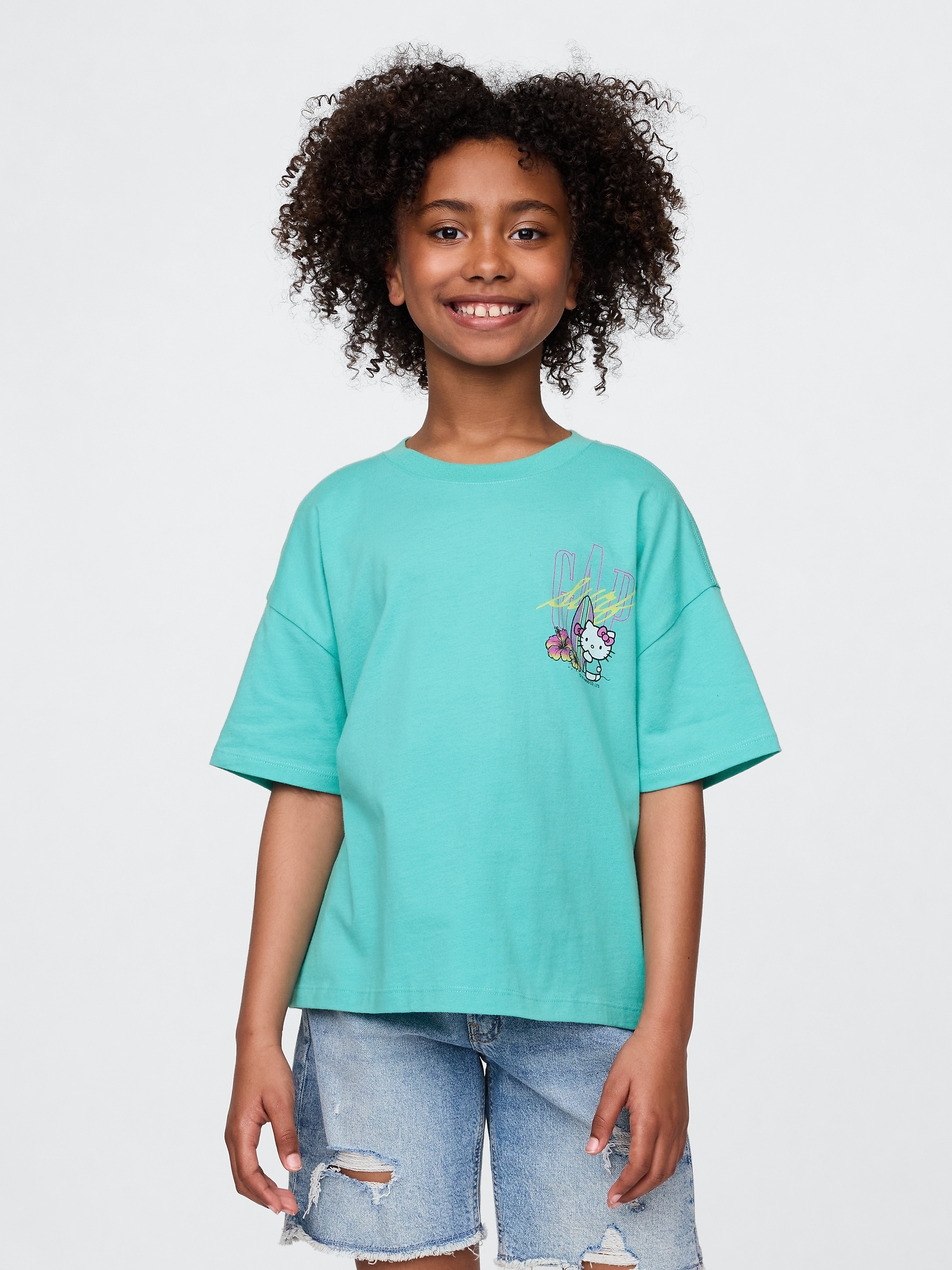 Kids Oversized Graphic T-Shirt
