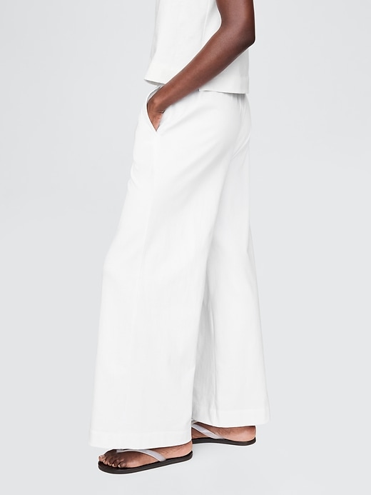 Image number 3 showing, Heavyweight Organic Cotton Wide-Leg Pants