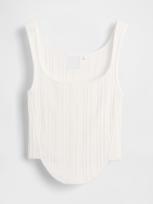 Image number 7 showing, GapStudio Knit Corset Top