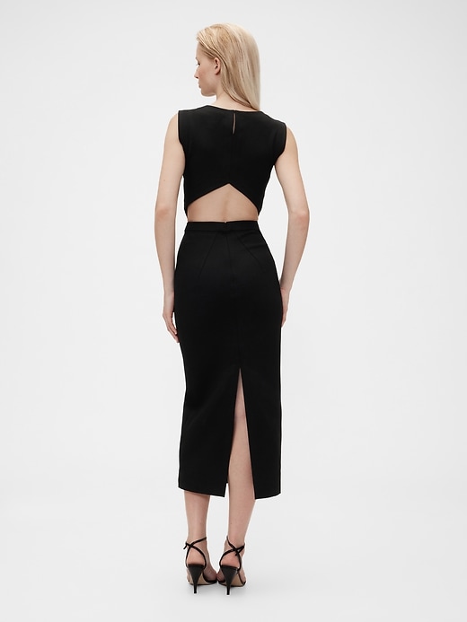 Image number 2 showing, GapStudio Jersey Cut-Out Midi Dress