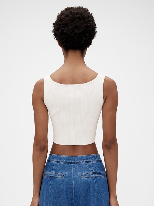 Image number 3 showing, GapStudio Knit Corset Top