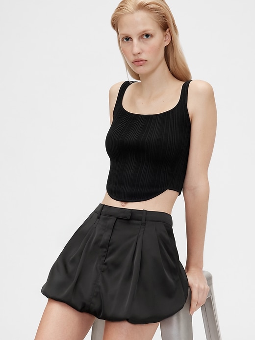 Image number 4 showing, GapStudio Knit Corset Top