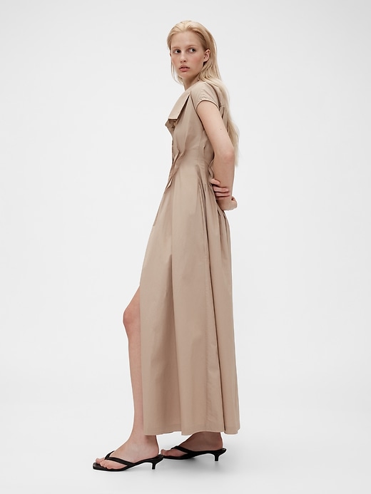 Image number 2 showing, GapStudio Poplin Maxi Shirtdress