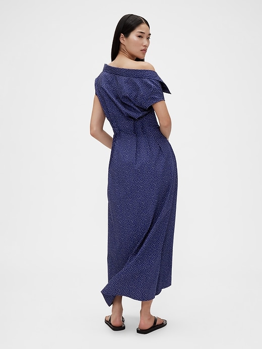 Image number 3 showing, GapStudio Poplin Maxi Shirtdress