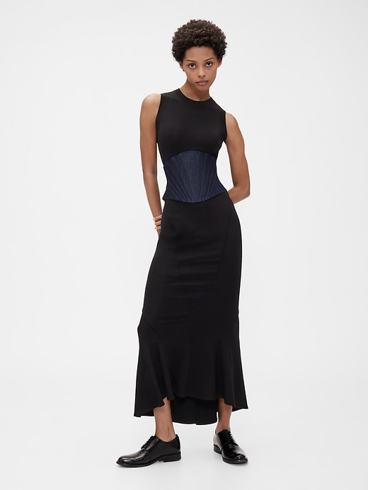 Image number 4 showing, GapStudio Seamed Jersey Tank Dress