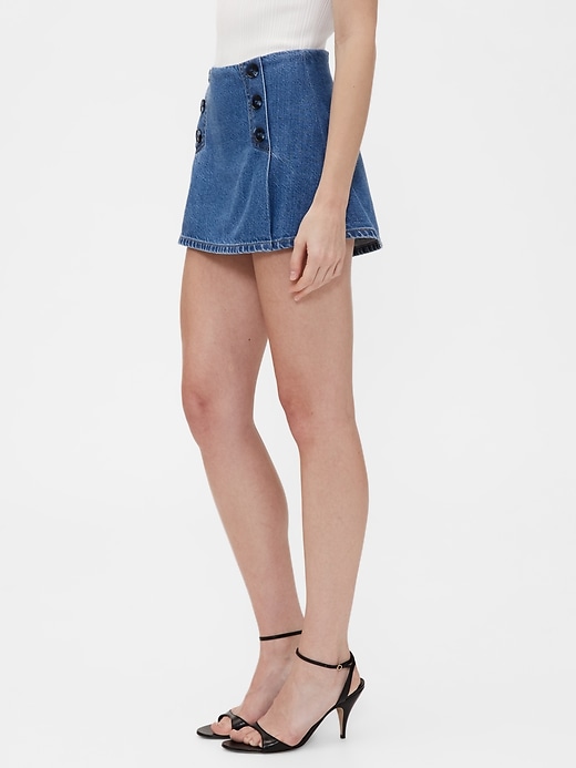 Image number 2 showing, GapStudio Denim Sailor Skort