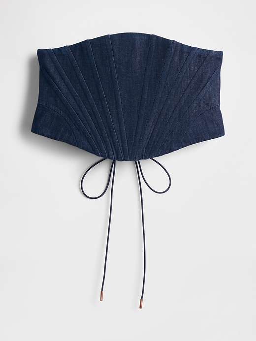 Image number 7 showing, GapStudio Denim Corset Belt