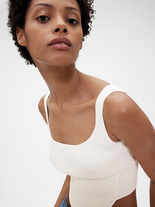 Image number 5 showing, GapStudio Knit Corset Top