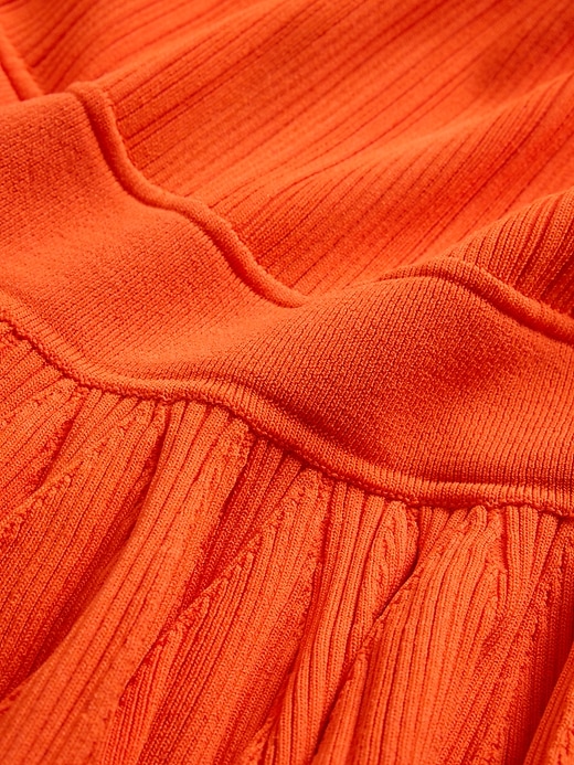 Image number 6 showing, GapStudio Rib Pleated Mini Dress