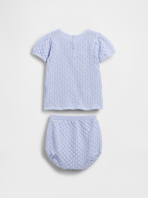 Image number 2 showing, Baby Crochet Outfit Set