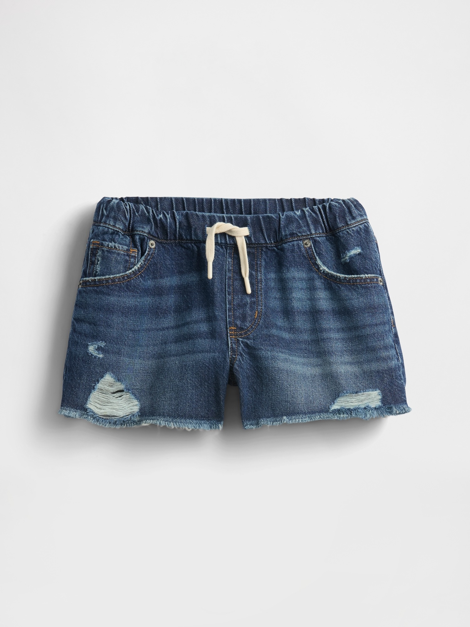 Gap Kids Low Rise UltraSoft Stride Easy Denim Shorts — фото 2