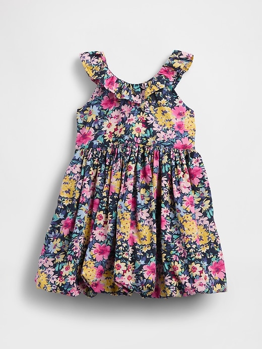Image number 2 showing, Baby & Toddler Ruffle-Neck Bubble Dress