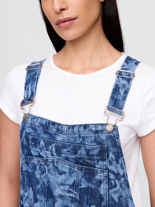 Image number 3 showing, UltraSoft Denim Horseshoe Overalls