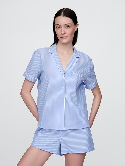 Image number 1 showing, Poplin PJ Shirt