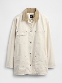 Corduroy-Collar Barn Jacket