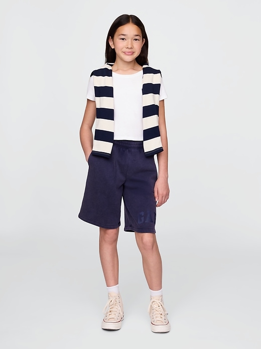 Image number 2 showing, Kids VintageSoft Logo Sweat Shorts
