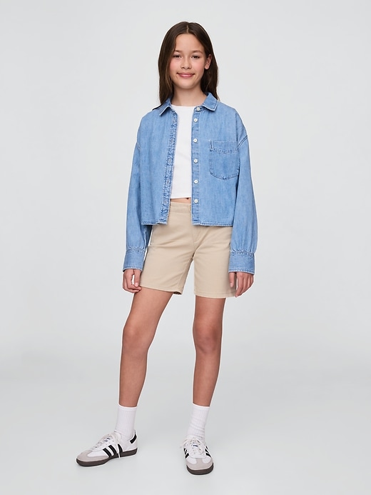 Image number 1 showing, Kids Uniform Midi Shorts