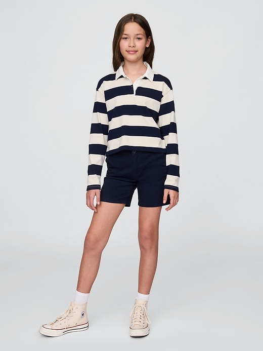 Image number 2 showing, Kids Uniform Midi Shorts