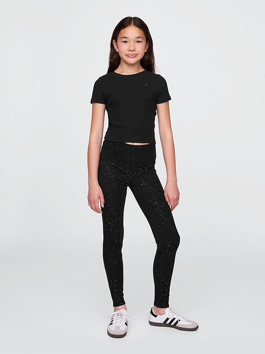 Image number 1 showing, Kids Sparkle Leggings