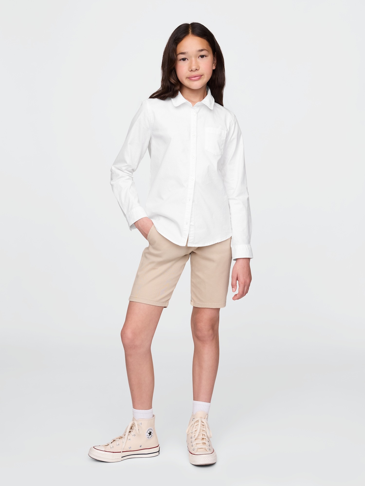 Детские шорты Gap Kids Uniform Bermuda Shorts