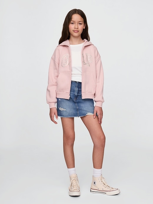 Image number 3 showing, Kids VintageSoft Gap Arch Logo Hoodie
