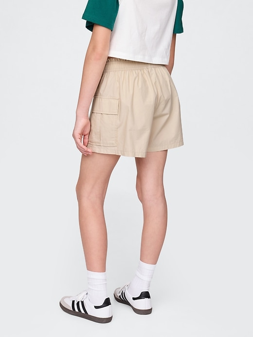 Image number 4 showing, Kids Poplin Easy Cargo Shorts