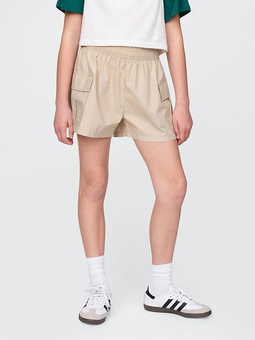 Image number 3 showing, Kids Poplin Easy Cargo Shorts